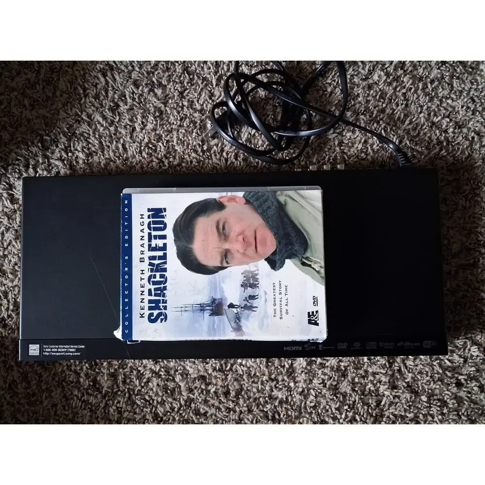 Sony BDP-BX58 Blu-ray DVD Player Tested Works w/ Remote Required Includes Shackl